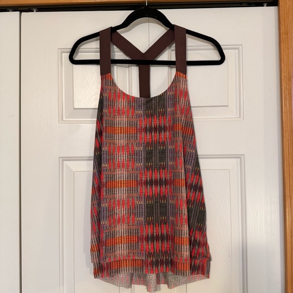 Prana Multicolor Patterned Tank Top - Picture 1 of 8